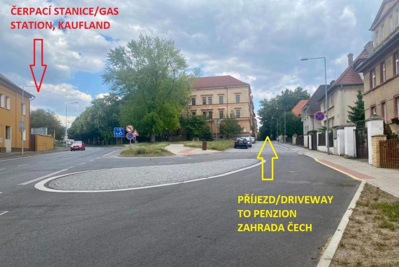 Penzion Zahrada Cech Litoměřice Exteriör bild